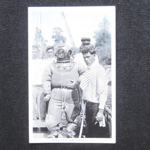 Tarpon Springs, Florida, USA. Schwammtaucher. Ansichtskarte 1930-40er Jahre? Wie neuer Zustand.
