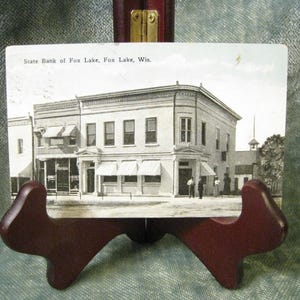 Fox Lake, Wisconsin. Banque d'État de Fox Lake-1916 ?