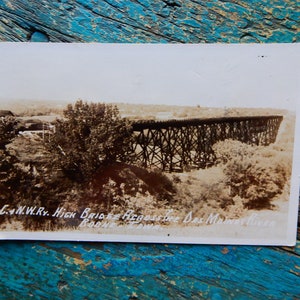RPPC Boone , Iowa. C &. N. W. Ry High Bridge over de rivier de Des Moines. 1941