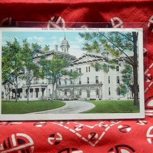 Janesville, Wisconsin. Instituto Estadual para Cegos. 1935