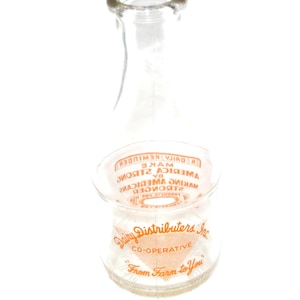 Vintage Milwaukee Dairy Disverteilers One Quart Flasche