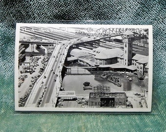 Portland, Oregon. Flood Waters Union Station.  1948-Wow. RPPC
