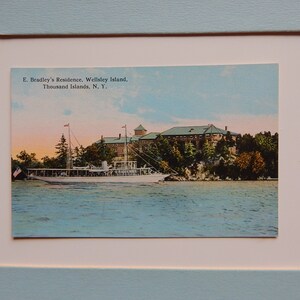 Thousand Islands, New York. E. Bradley's Residence-Wellsley Island.
