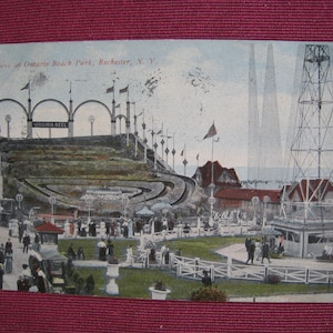 Rochester, Nova York. Parque da praia de Ontário-1911
