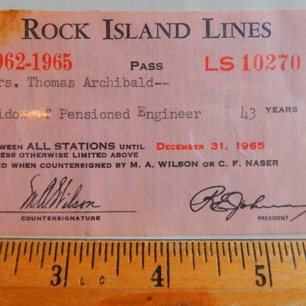 Train Memorabilia. Rock Island Lines. Sunshine Special, The Texan & Louisiana Limited.