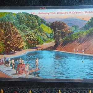 Berkeley-Università della California-Piscina. Timbro postale del 1915.