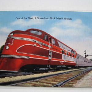 Rock Island Rockets - Een van de vloot van Streamlined - 1940