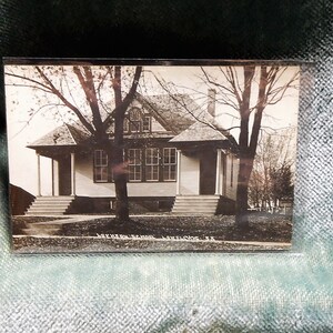 Lowell, Wisconsin. Lutherse School. 1913 RPPC