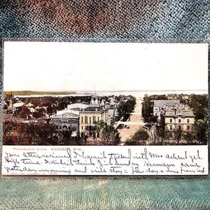 Madison, Wisconsin. Vista panoramica. 1906