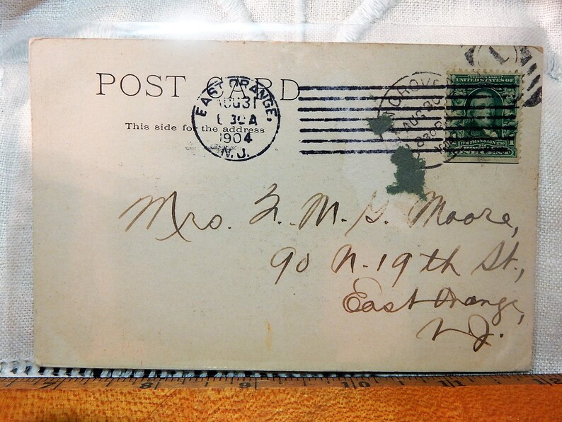 Ocean Grove, New Jersey. the Boardwalk-postmarked 1904. - Etsy