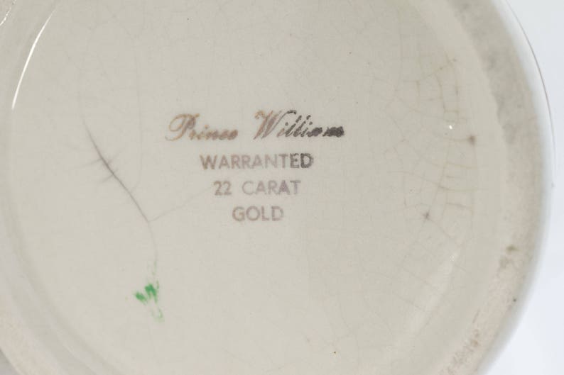 Vintage Porcelain Beer Mug, 24 Carat Gold Plated Mug, Prince WIlliam Austin Car Mug, Collectable Bar Ware, Metal Home Decor, Christmas Gift image 4