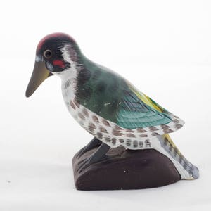 Jahrgang Stein geschnitzt Specht echte handbemalt selten schwere Holz Pecker Geschenk für ihn Made in England große Büro Geschenk, Haushaltswaren Geschenk,