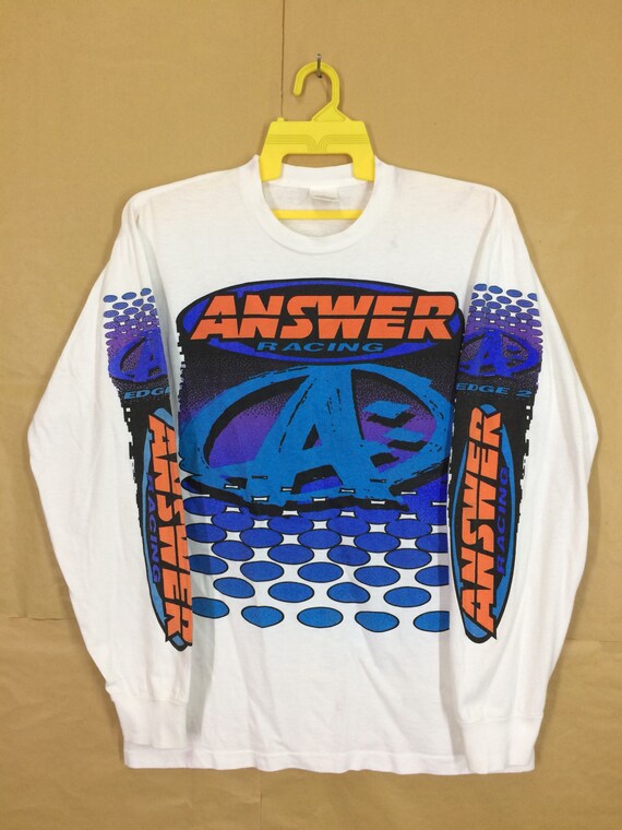 Vintage Answer Racing Long Sleeve T-shirt Large Si