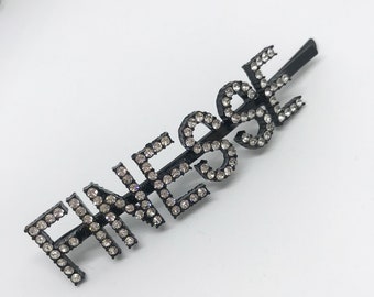 FINESSE Rhinestone Hair Clip / Bobby Pin/ Hair Slide/ Barrette