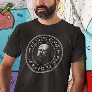 Equipe de Busca e Resgate da Caverna de Platão - Camiseta Filosofia Unissex