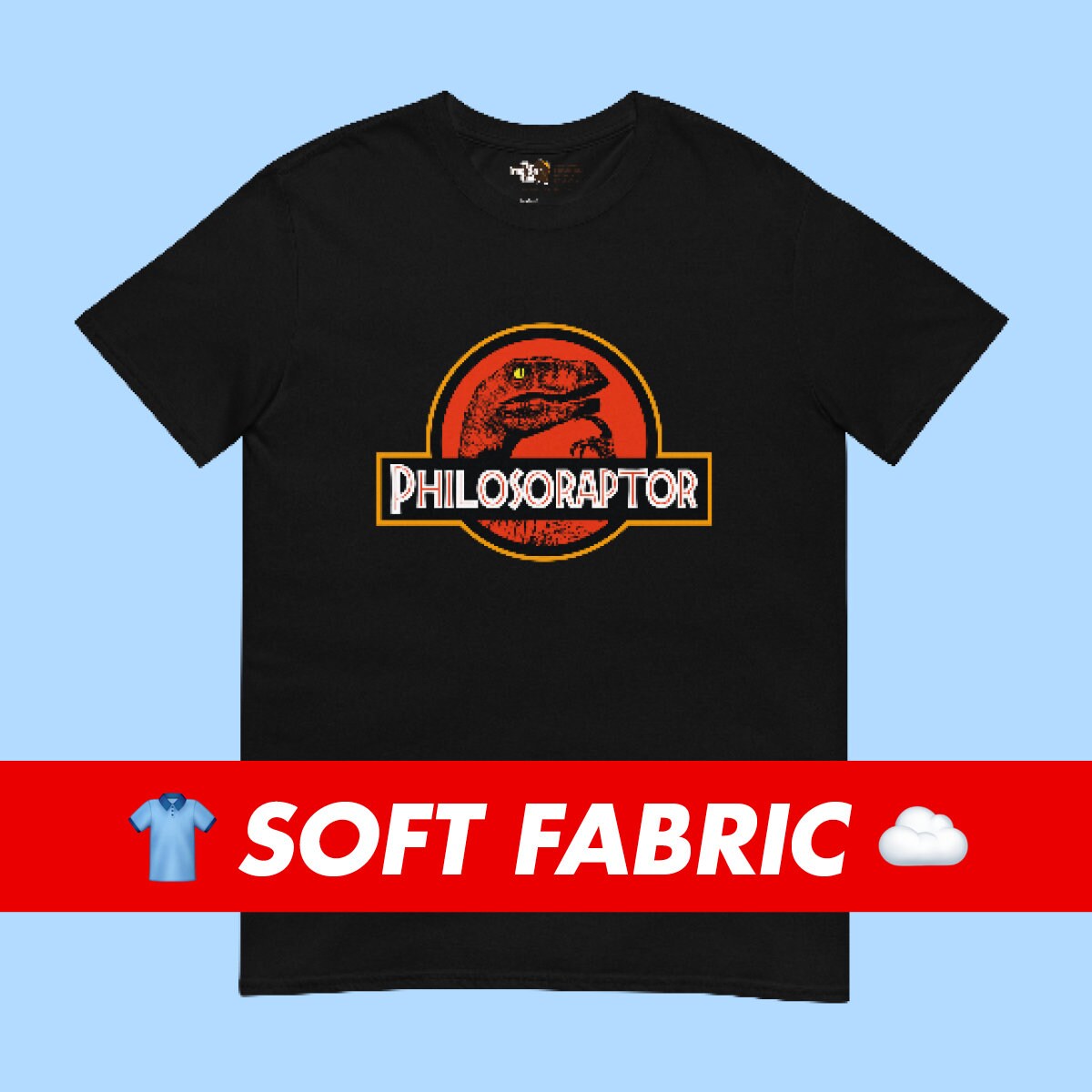 Jurassic Park - Playera De Manga Corta Con Logotipo Negro Grande Y Alto Para Hombre, Negro -, M