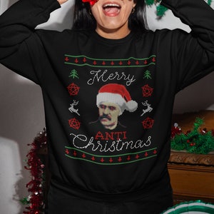 Jolly Old St. Nic Ugly Christmas Sweater Etsy