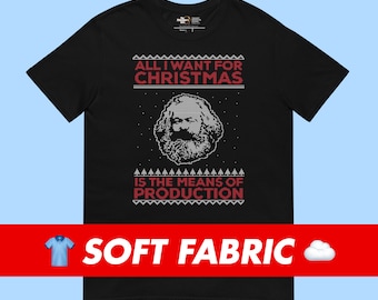 Noël de Karl Marx chemise pour les enseignants de philosophie les étudiants les professeurs les philosophes socialiste communiste Cadeau