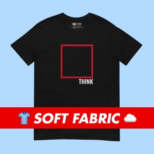 Think Outside The Box T-Shirt per insegnanti di filosofia Studenti Regalo per colleghi d'ufficio Artisti Creativi Marketing Graphic Designer