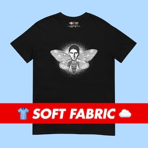 Kafka the Moth - T-shirt for philosophy historians teachers students professors philosophers gift idea literature The Metamorphosis books