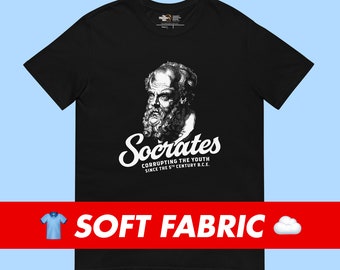 Sócrates Corrompiendo a la Juventud Camiseta para Profesores Filosofía Estudiantes Profesores Libros Regalo Irónico para Filósofos Griegos