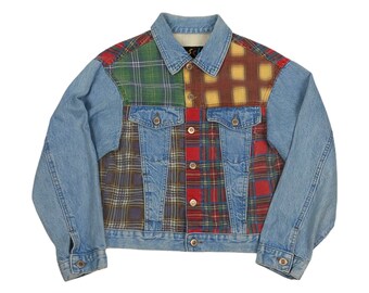 steel jeans vintage plaid