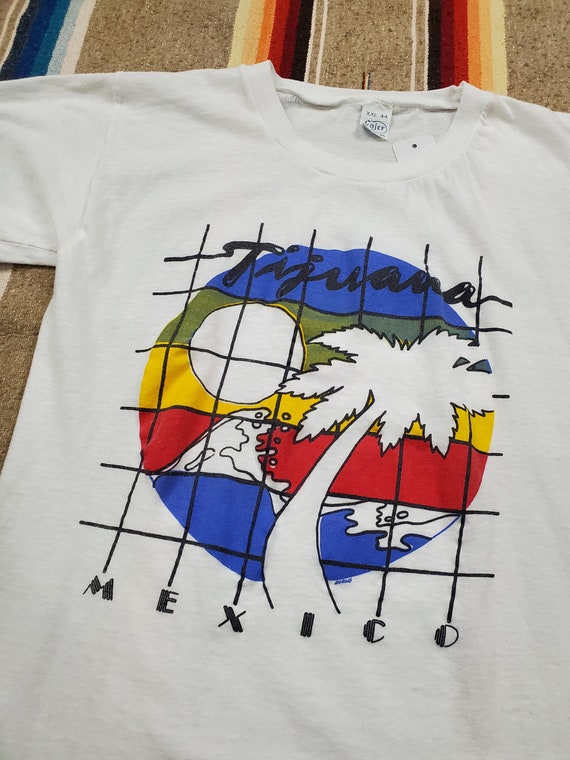 1980s/1990s Tijuana Mexico Souvenir T-Shirt Size S - image 3