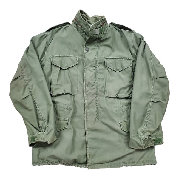 1980s Olive Green M65 Field Jacket Size M