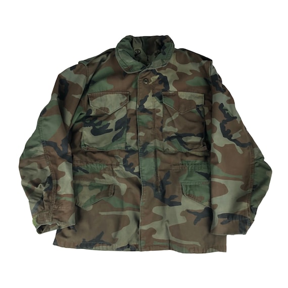 Vintage Woodlands Camo M65 Field Jacket