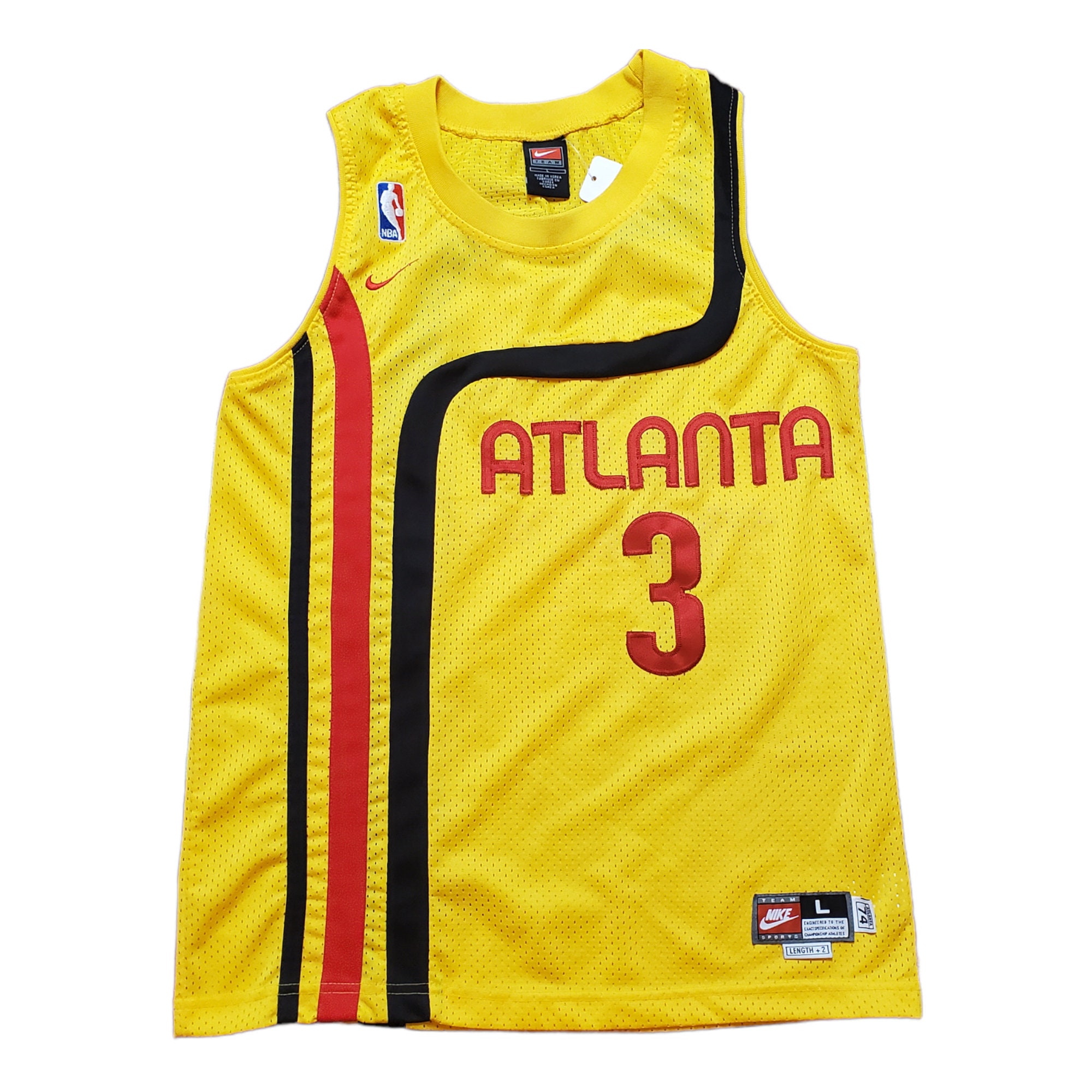 XL)Vintage Nike Shareef Abdur Raheem Atlanta Hawks Jersey