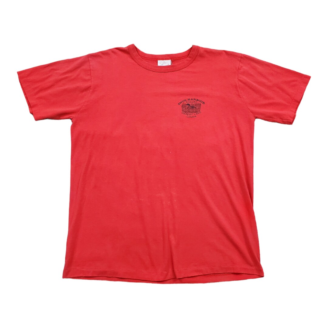 1980s/1990s Snug Harbour Resort Desert Lake Canada Tshirt Etsy