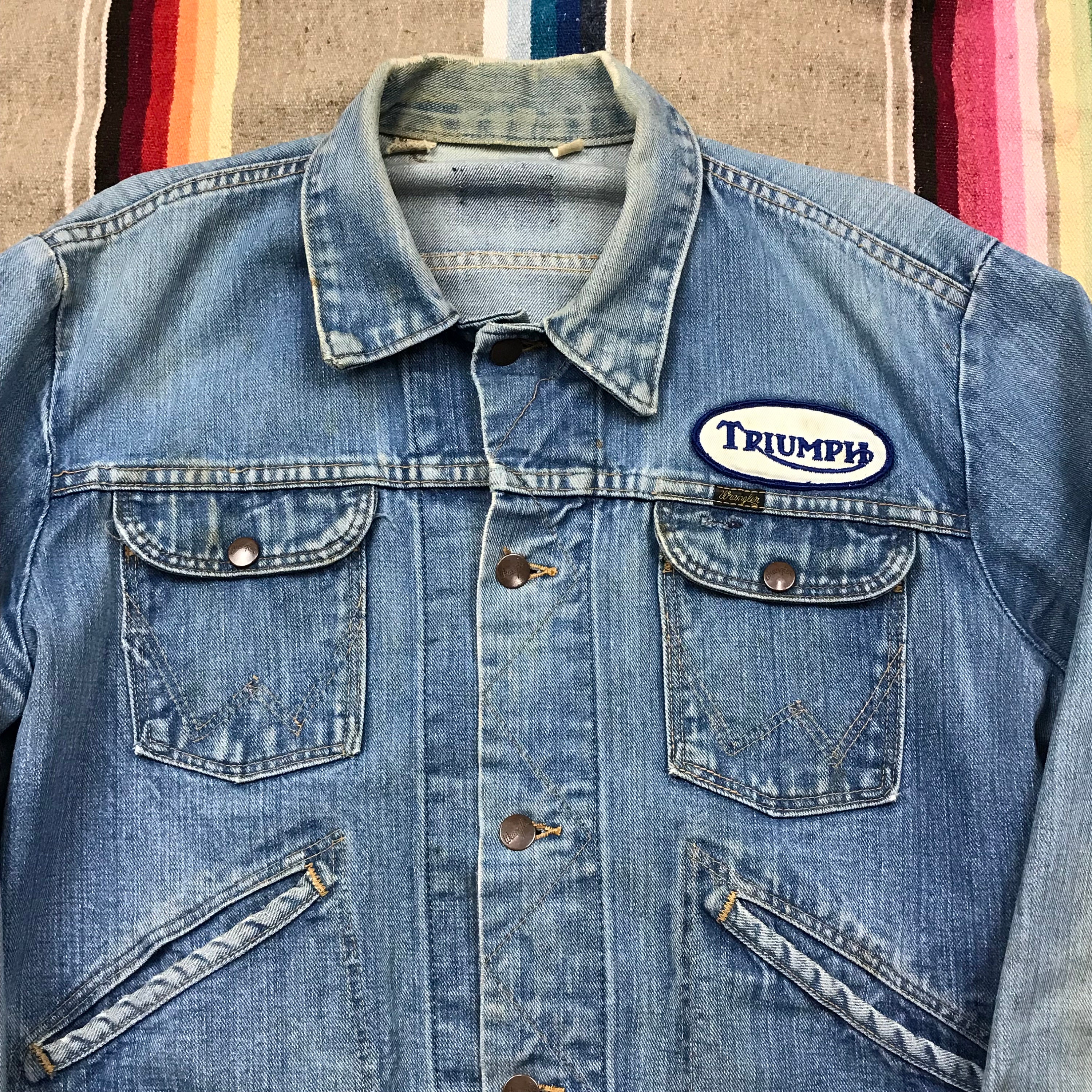 1960s Wrangler Distressed Wrangler Selvedge Denim Jacket 1960s Wrangler Distressed Wrangler Selvedge Denim Jacket