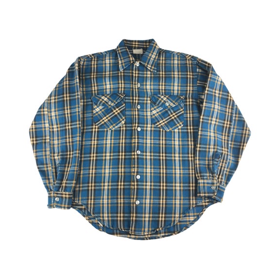 Vintage 1960s Oshkosh Sportswear Flannel Shirt Mad