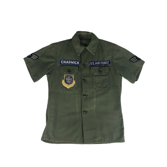 Vintage 1960s USAF OG107 Shirt