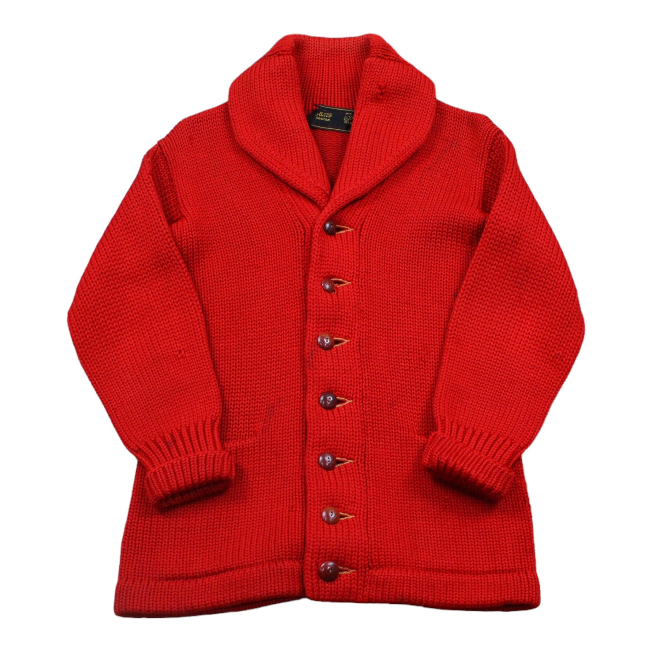 1930s Shawl Collar Knit Cardigan Sweater Size S/M - Etsy 1930s Shawl Collar Knit Cardigan Sweater Size S/M - Etsy