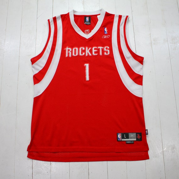 2000s Reebok Houston Rockets Tracy McGrady 1 NBA … - image 1