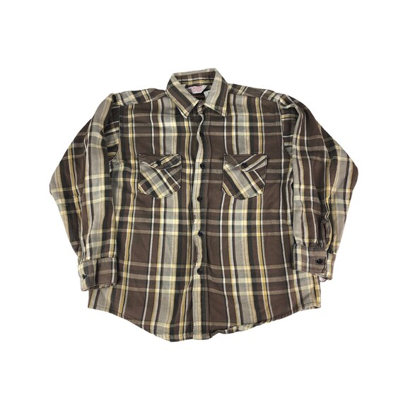 1970s Frostproof Sanforized Flannel Shirt Made in