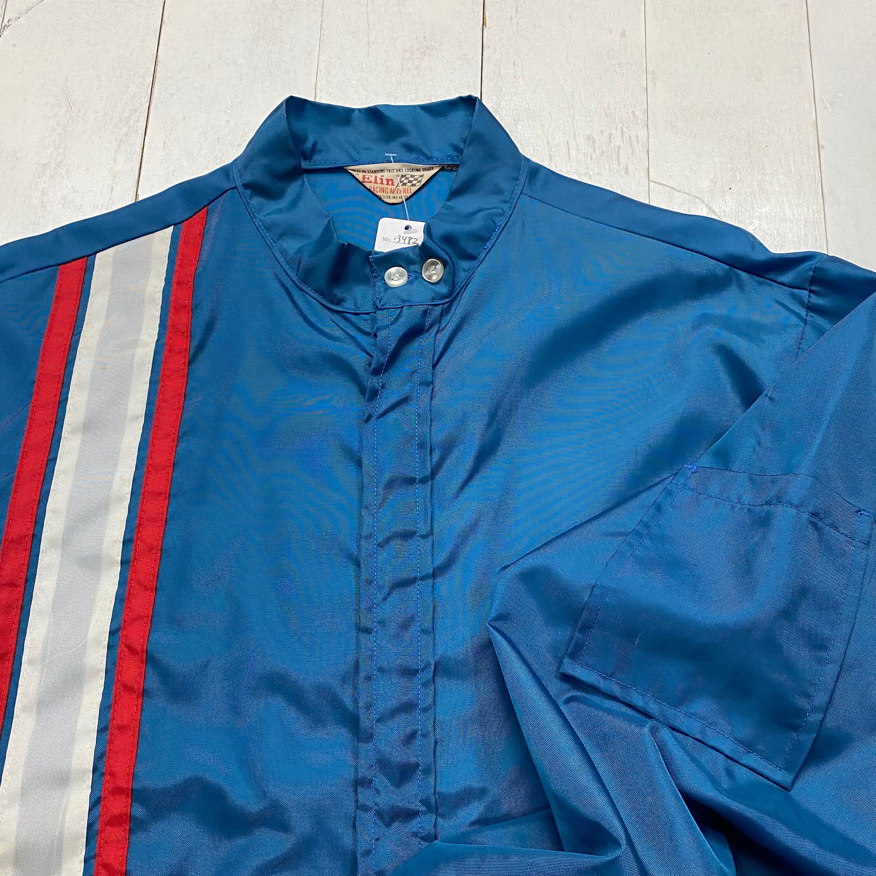 1970s/1980s Elin Racing Zip-up Nylon Windbreaker Jacket TRW 1970s/1980s Elin Racing Zip-up Nylon Windbreaker Jacket TRW