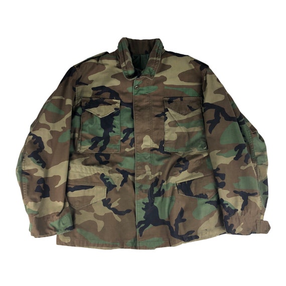 Vintage Woodlands Camo M65 Field Jacket