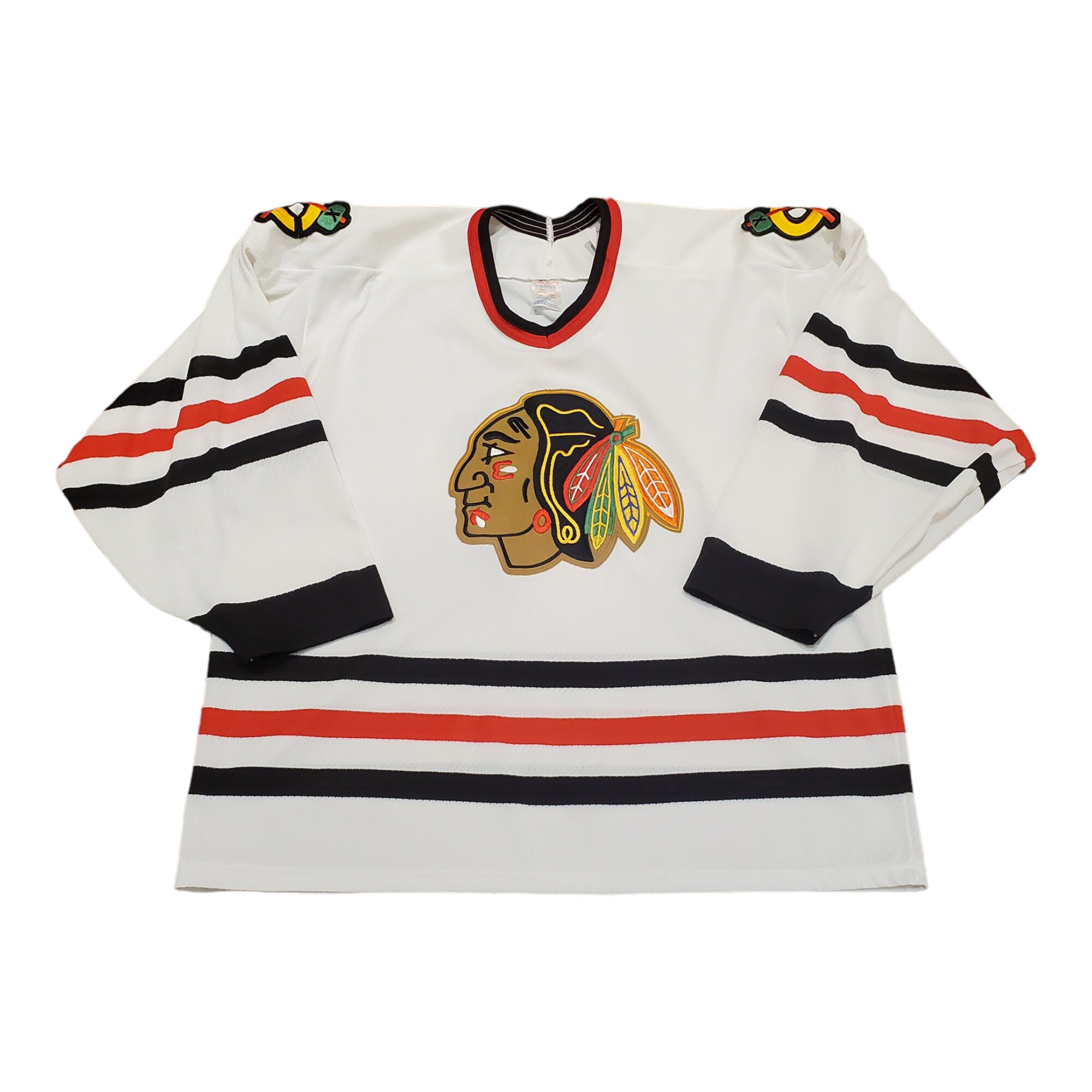 90s Eric Daze Chicago Blackhawks Starter NHL Jersey Size Large