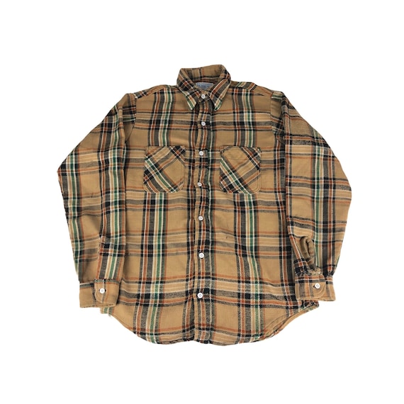 1960s JC Penney Big Mac Flannel Shirt Made in USA