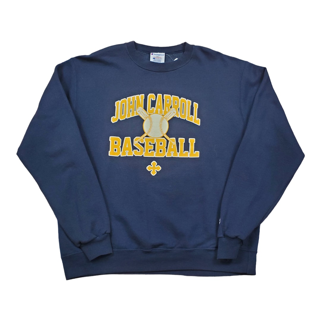2000s Champion John Carroll University Baseball Sweatshirt Etsy