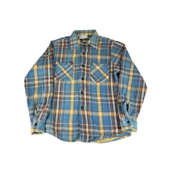 1970s Sears King's Road Flannel Shirt