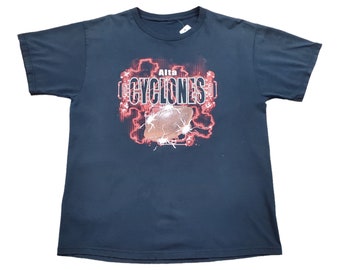 2000s Alta Cyclones Football Iowa Highschool T-Shirt Size L