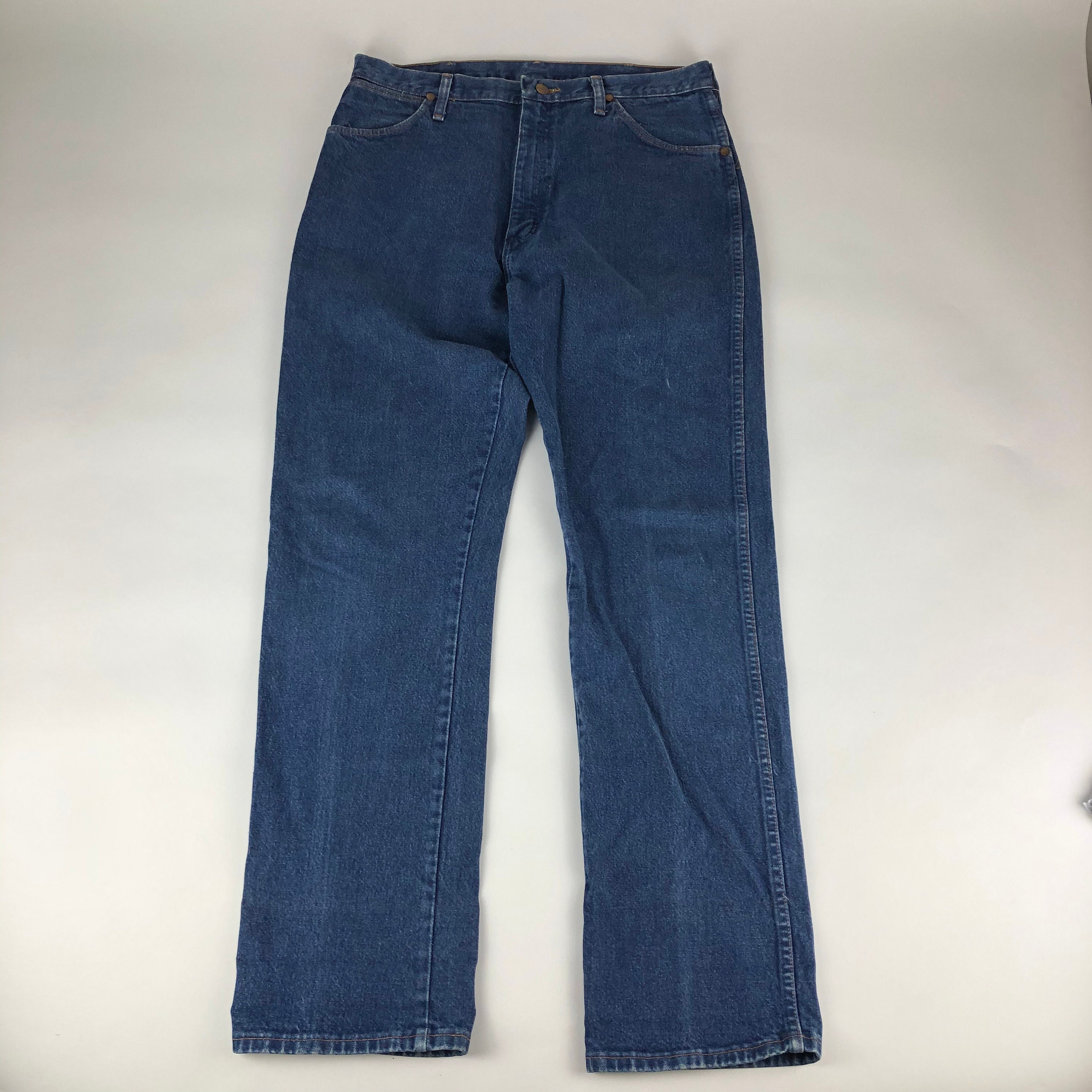 1980s/1990s Wrangler Jeans Made in USA 34x32.5 | Etsy