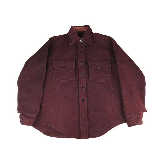 1970s Heavyweight Wool CPO Shirt Jacket
