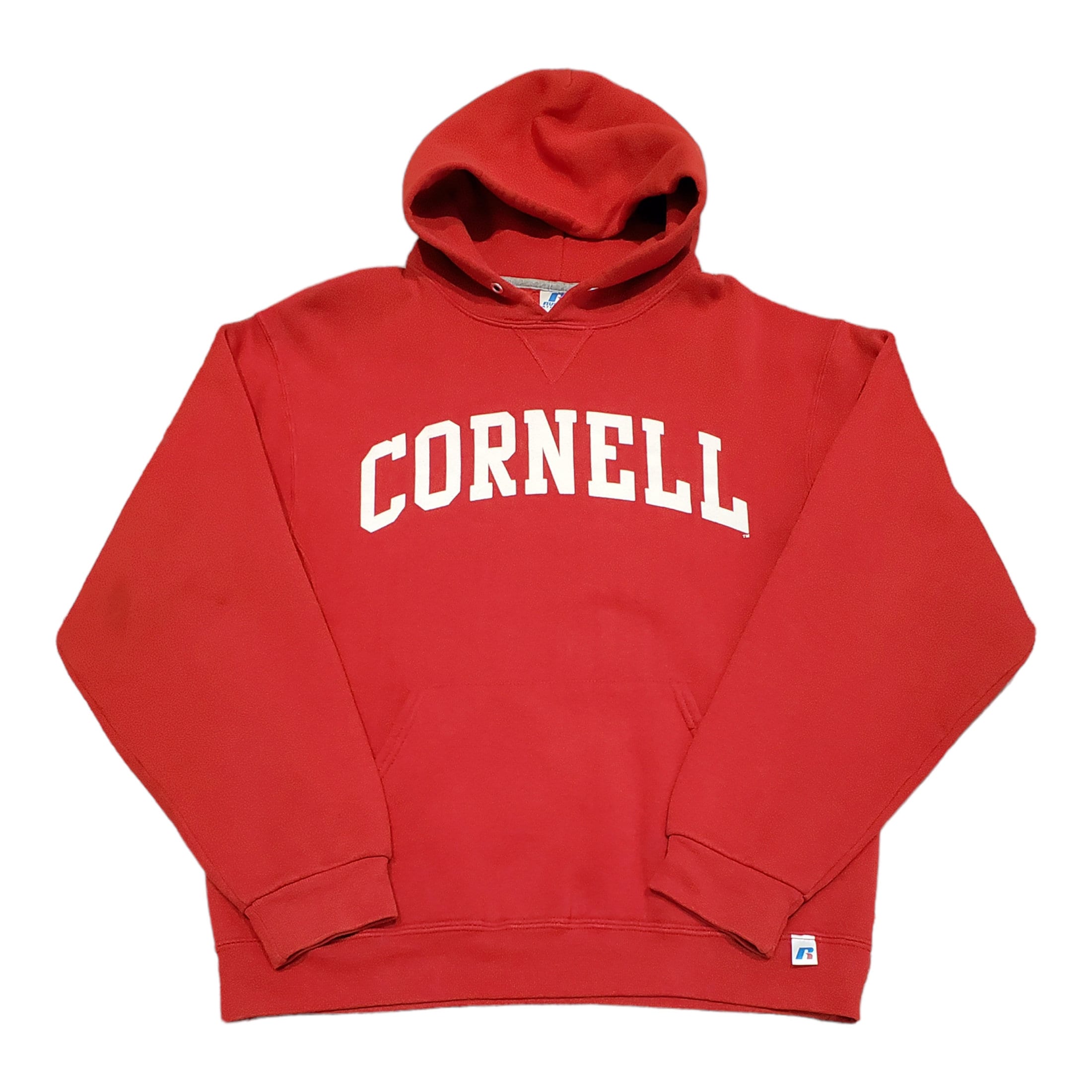 2000s Russell Athletic Cornell University Hoodie Sweatshirt Size M
