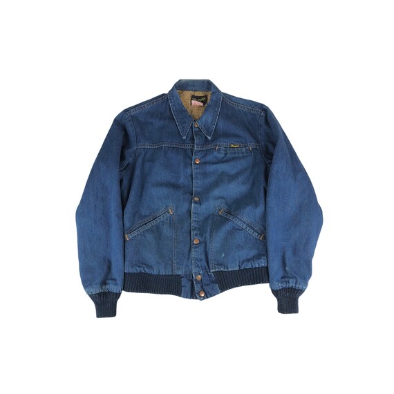 Vintagbe 1980s Wrangler Sherpa Lined Denim Jacket