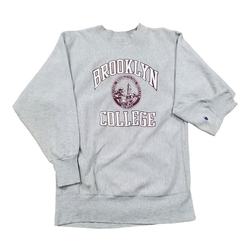 90'S Champion College Sweatshirt, Men's L Size Vintage cotton gray type Vintage Second Hand main image 0