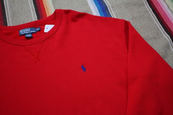 1990s Polo Ralph Lauren Lightweight Logo Sweatshi… - image 3